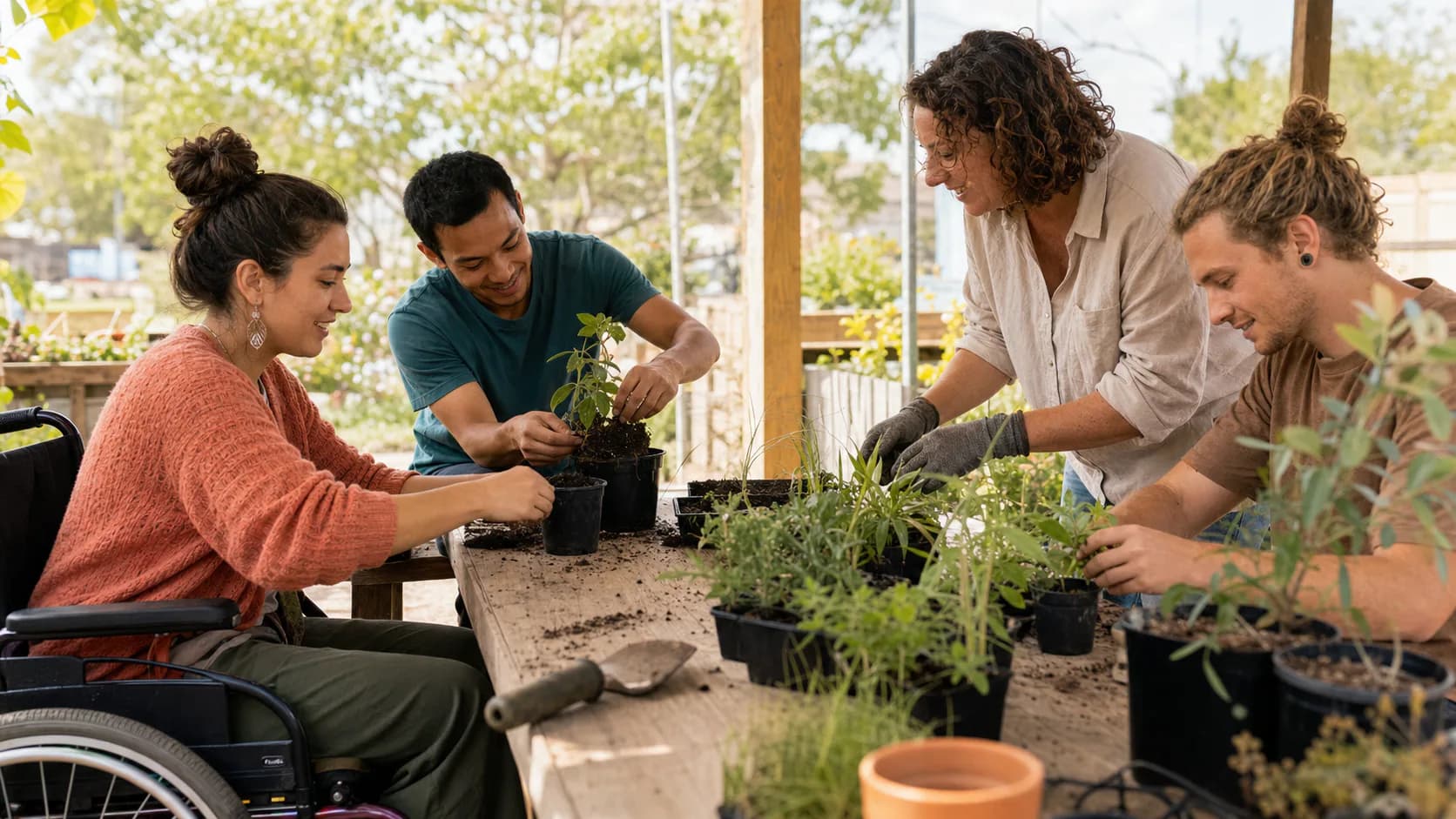 Community Participation, illustrative model imagery
